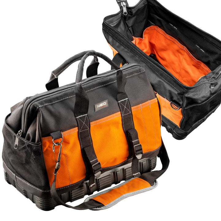 NEO TOOLS Werkzeugtasche 40 x 22 x 33 cm, Nylon 600D 8 Innentaschen, 14 Aussentaschen, wasserdichter