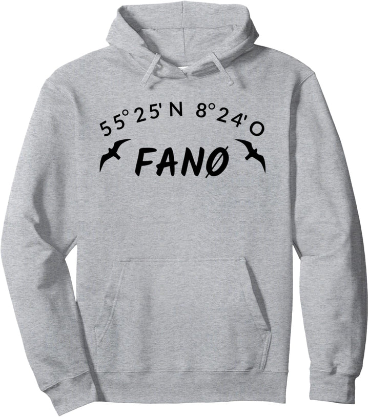 Fanø Koordinaten Design - Fanö Dänemark Urlaub - Insel Fanø Pullover Hoodie
