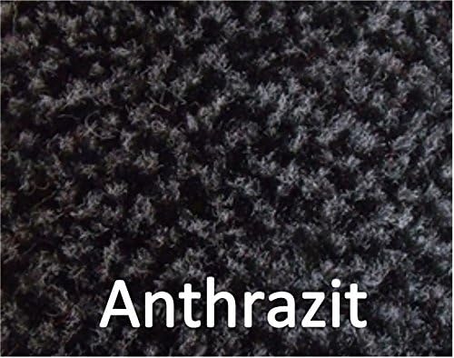 Fussmatte 1-teilig Schmutzfangmatte in ANTHRAZIT schwarz, Anthrazit meliert, schwarz, Anthrazit meli
