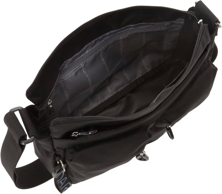 Mandarina Duck Damen Md 20 Umhängetasche Schwarz, Schwarz