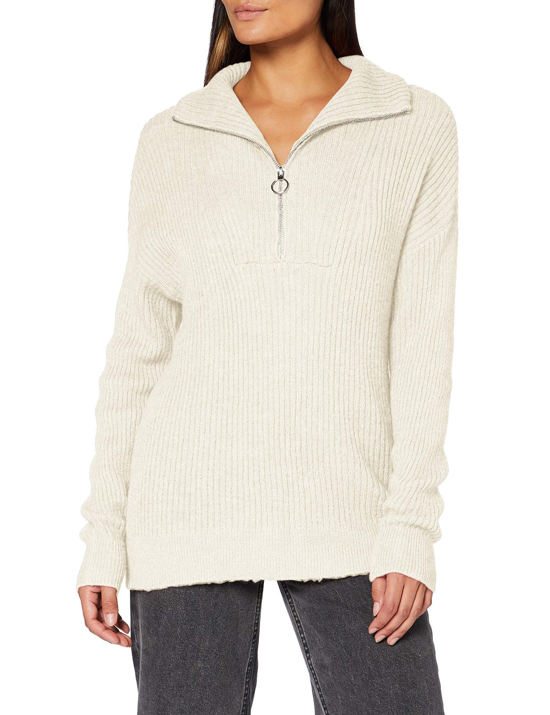 SPARKZ COPENHAGEN Damen Kap Knit Pullover M Raw White, M Raw White