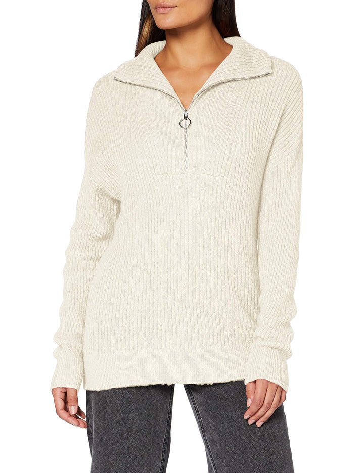 SPARKZ COPENHAGEN Damen Kap Knit Pullover M Raw White, M Raw White