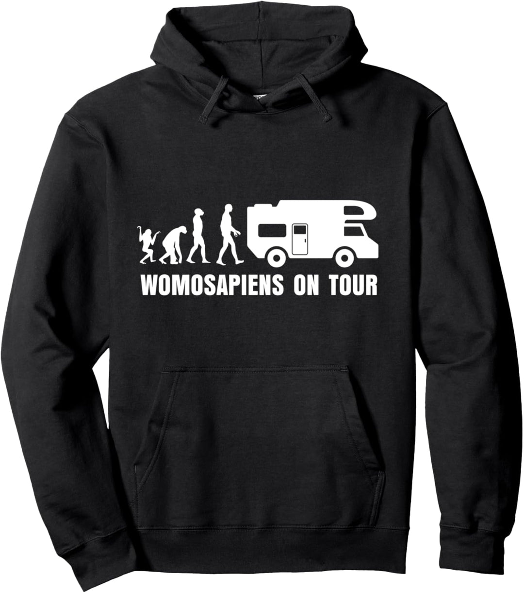 Camping Wohnmobil Evolution Womosapiens Wohnwagen Pullover Hoodie