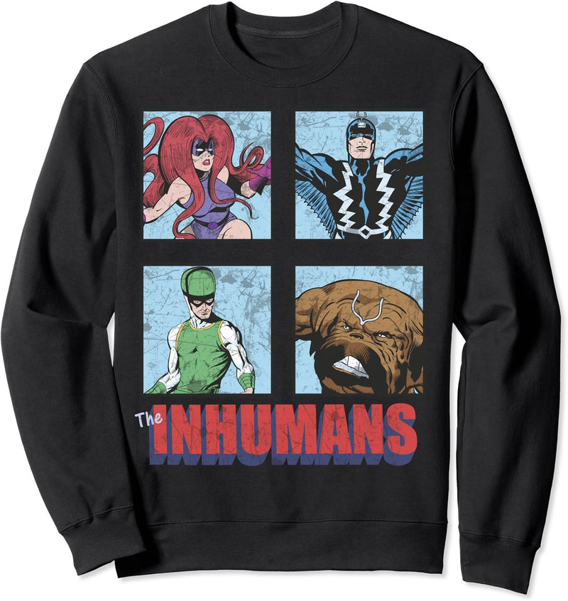 Marvel The Inhumans Comic Panels Sweatshirt