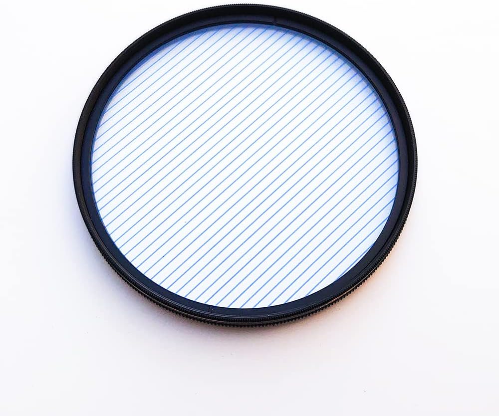 JONGSUN Blaue Streifen Spezialeffektfilter 77mm FX Glare Widescreen Film Anamorphotische DSLR Video