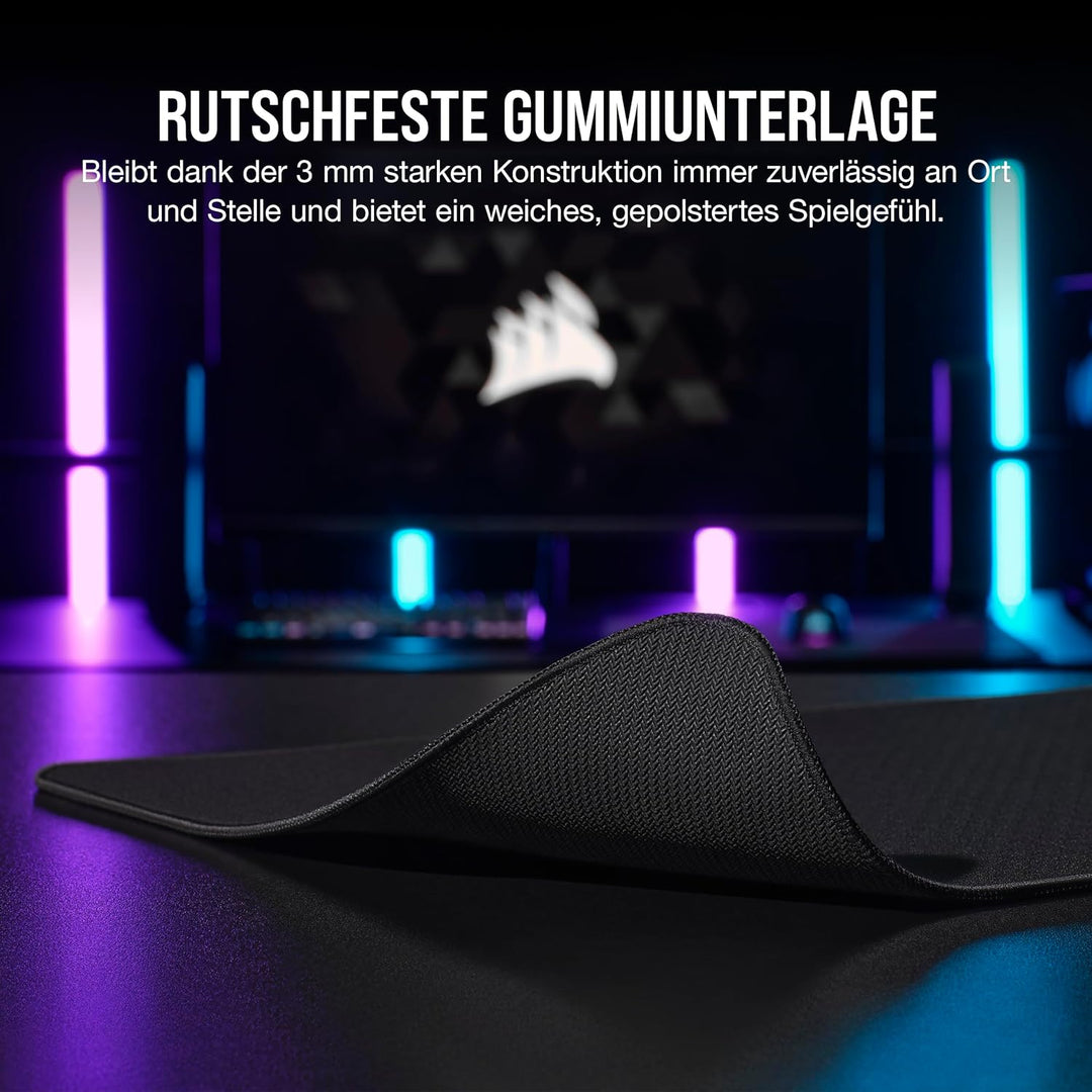 Corsair MM500 v2 Erweitertes Hybrid-Stoff-Mauspad für Spiele – 93cm x 30cm – Auslaufsichere Beschich