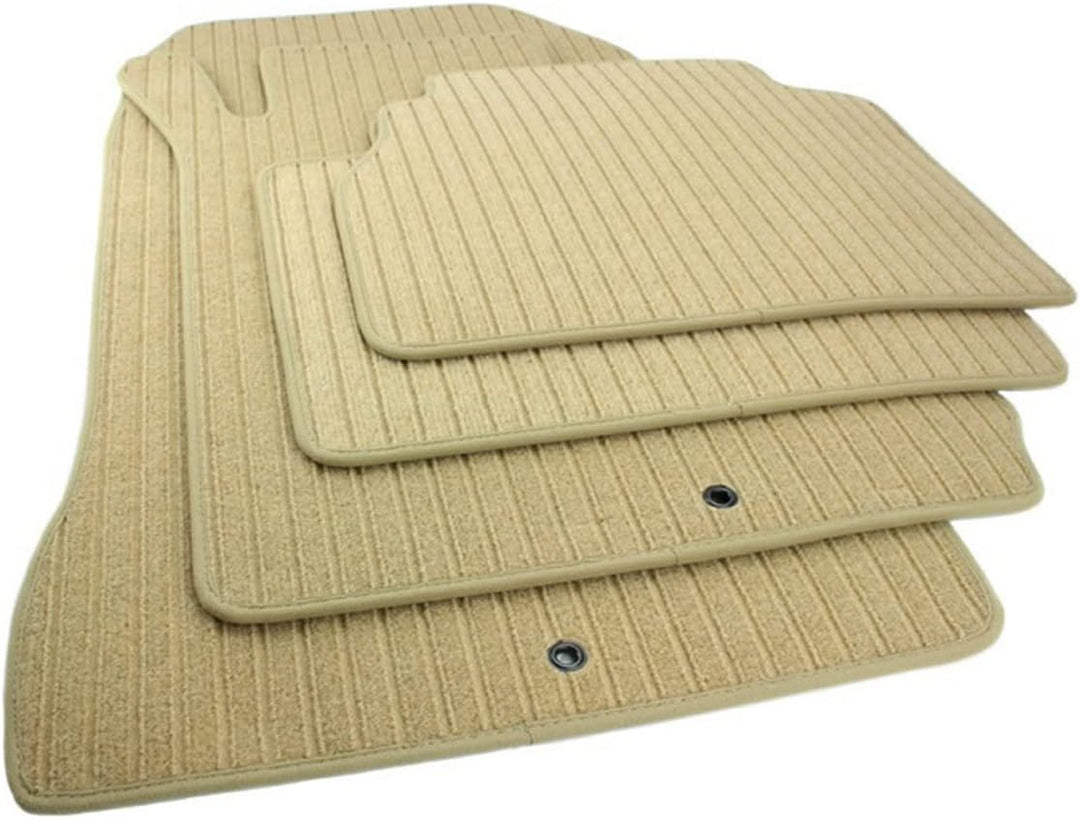 Kfzpremiumteile24 Fussmatten Velours Kompatibel mit E-Klasse W210 S210 T-Modell Baujahr 1995-2002 Ri