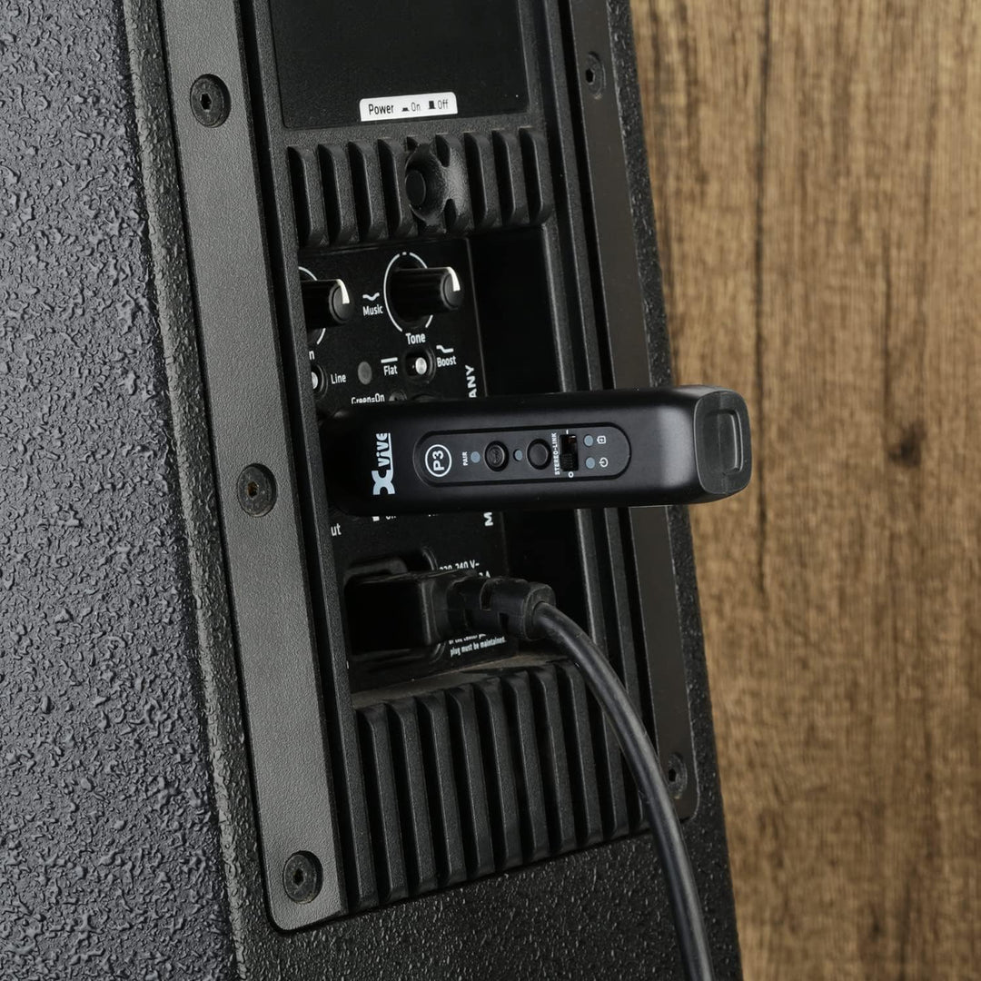 Xvive P3 XLR Bluetooth Audio-Empfänger für Mixer, aktive PA/DJ-Systeme, P3