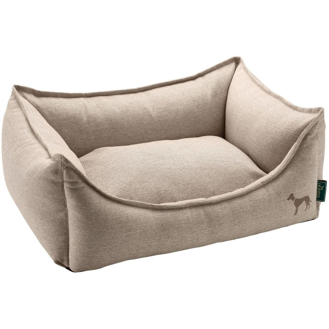 HUNTER Livingston Hundesofa, Hundebett, Strukturstoff, klassisch, S, beige, 60 x 40 x 20 cm beige 60