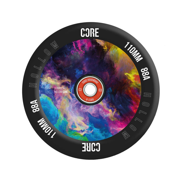 CORE Hollow V2 Stunt-Scooter Rolle 110mm Galaxy / Pu Schwarz, Galaxy / Pu Schwarz
