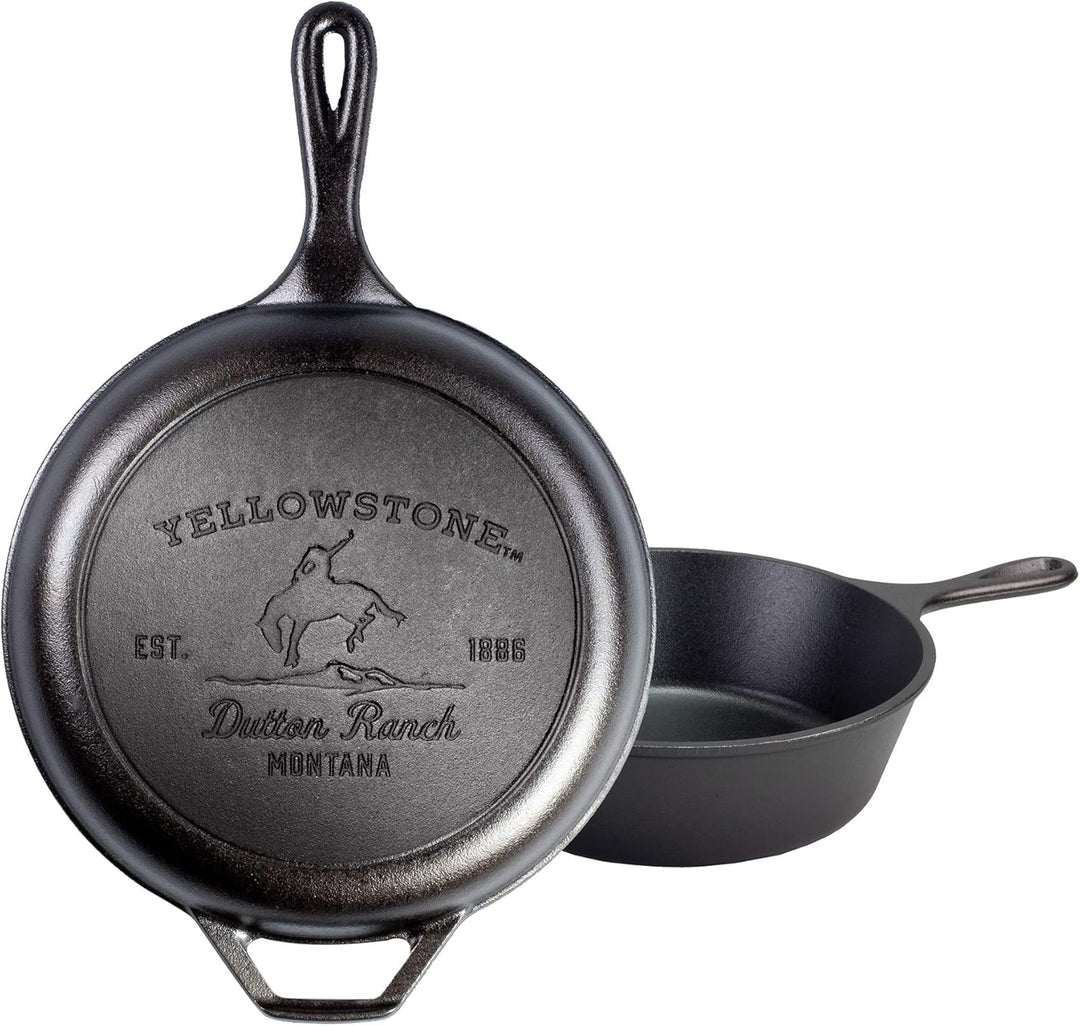 Lodge Yellowstone – Kombi-Kocher, Bucking Bronco Yellowstone Combo Cooker Schwarz, Yellowstone Combo