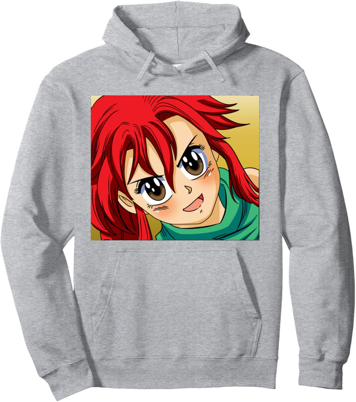 Nur ein Mädchen, das Anime-lustige Animationsgesicht liebt Pullover Hoodie