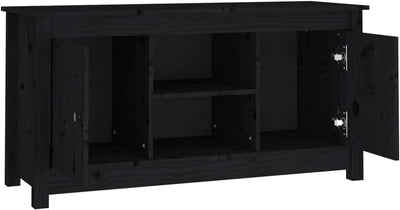 Tidyard TV-Schrank Lowboard TV Möbel Sideboard Fernsehtisch Fernsehschrank mit seinen 4 Fächern und