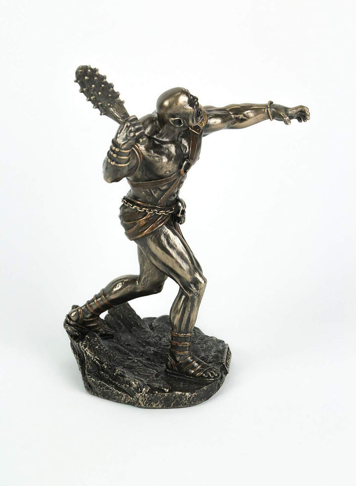 Veronese Design Cyclops Club-Skulptur aus Kunstharz, 21,5 cm, bronzefarben