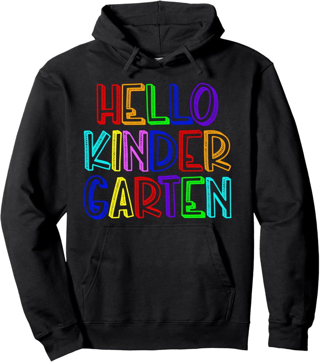 Hallo Kindergarten Doodle Art Neuer Vorkindergarten-Student Pullover Hoodie