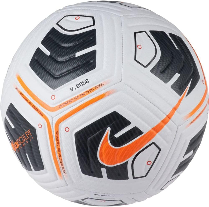 Nike Unisex-Adult Academy Team Ball 4 White/Black/Total Orange, 4 White/Black/Total Orange