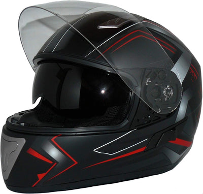 protectWEAR Integralhelm mit Sonnenblende H520-Arrow-RT - XS, XS