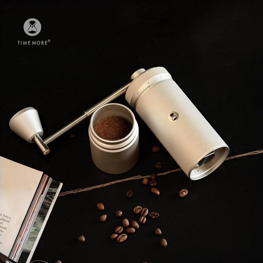 TIMEMORE Chestnut S3 Manual Kaffeemühle, mit numerischer externer Einstellung, Vollmetallgehäuse und
