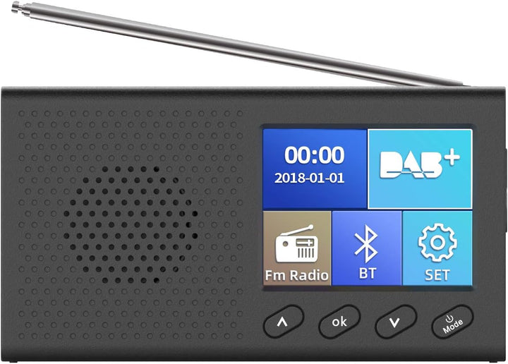 DAB/DAB + Digital und FM Radio, Baceyong Portable Wireless DAB Radio MP3 Music Player für Angeln Cam