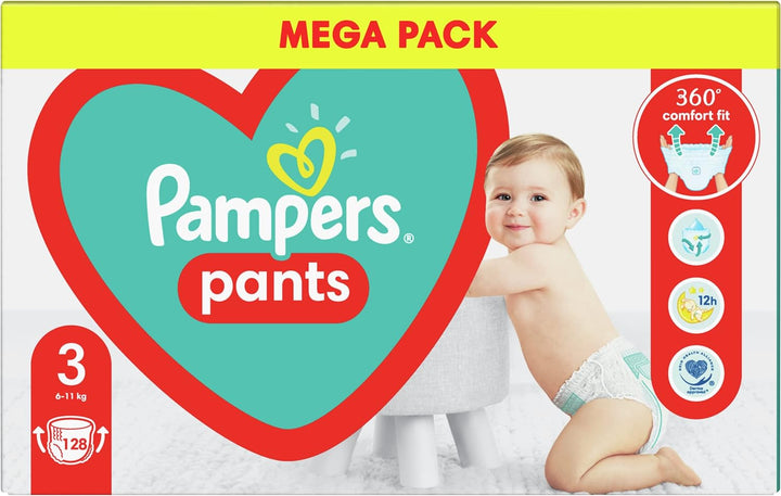 Pampers (Alte Version), Pants Boy/Girl 3 128 pc(s) S (128 Stück), S (128 Stück)