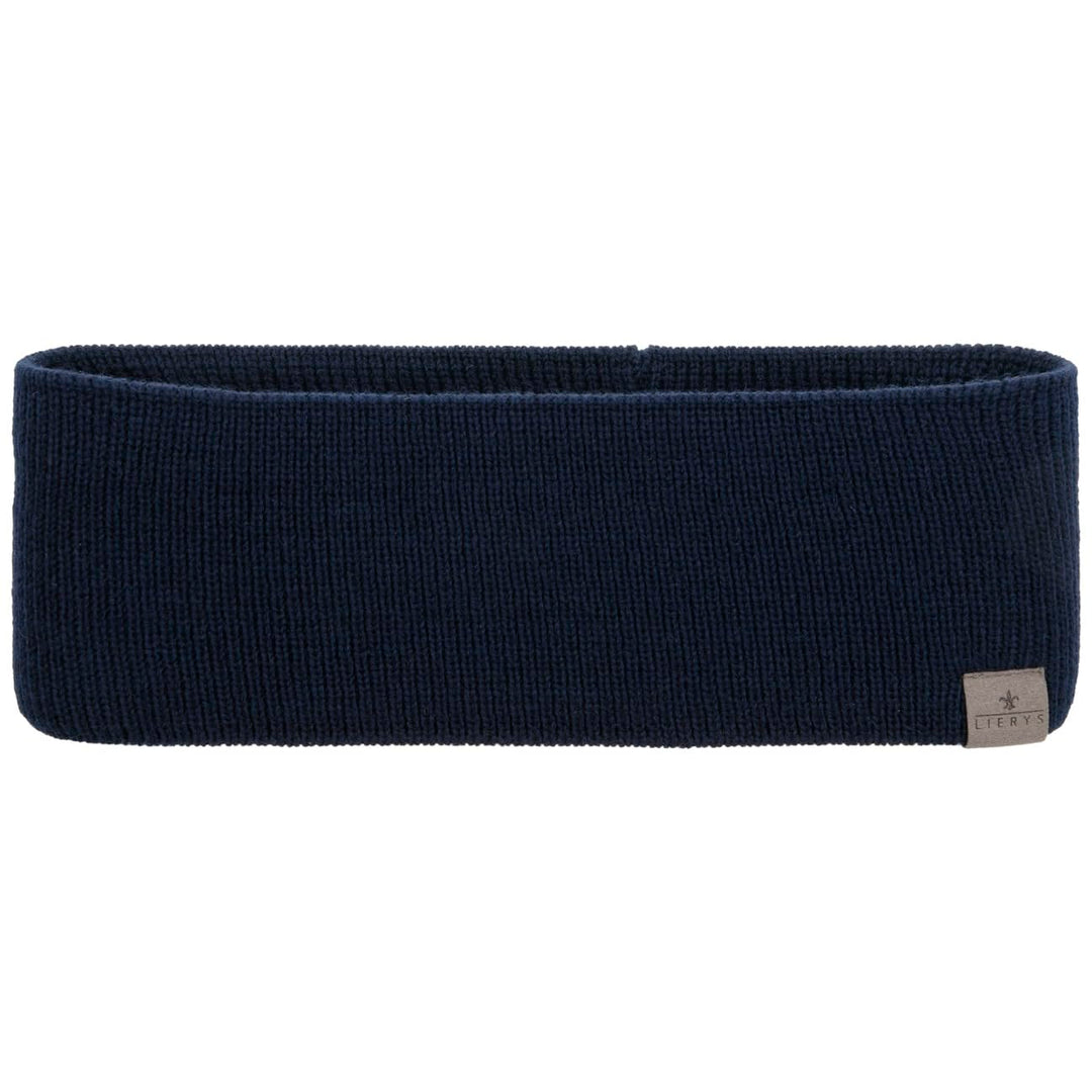LIERYS Mono Stirnband Damen/Herren 8 cm breit - Made in Germany - dreilagiges Strickband gefüttert m