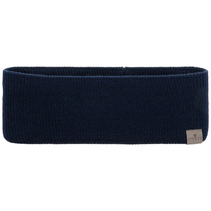 LIERYS Mono Stirnband Damen/Herren 8 cm breit - Made in Germany - dreilagiges Strickband gefüttert m