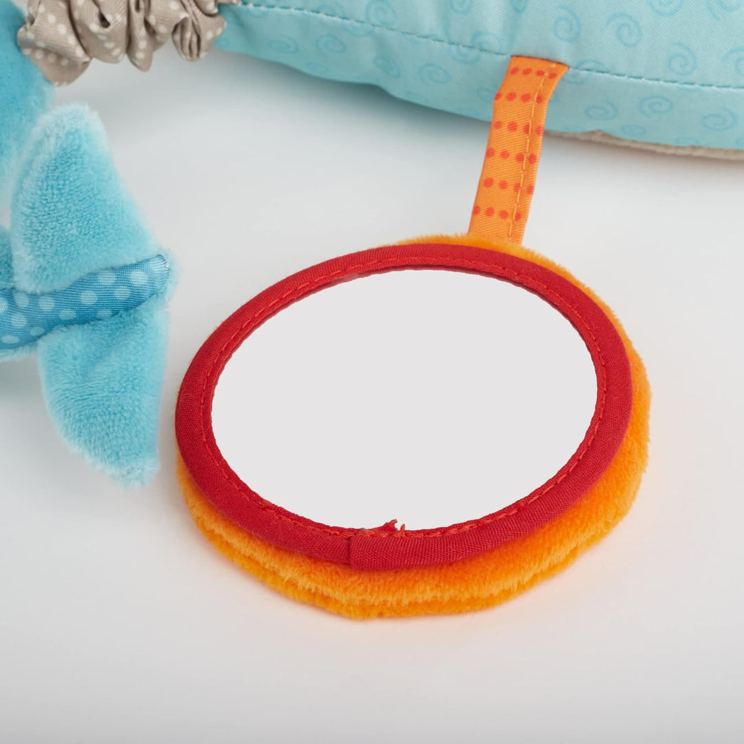 SIGIKID 42632 Aktiv-Wal PlayQ Mädchen und Jungen Babyspielzeug empfohlen ab 3 Monaten grau/blau Grau