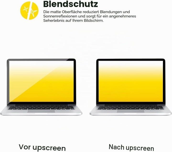 upscreen Entspiegelungs-Schutzfolie für Samsung Galaxy Book3 360 13" Displayschutz-Folie Matt [Anti-
