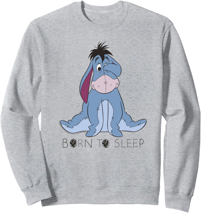 Disney Winnie the Pooh Eeyore Born To Sleep Sweatshirt