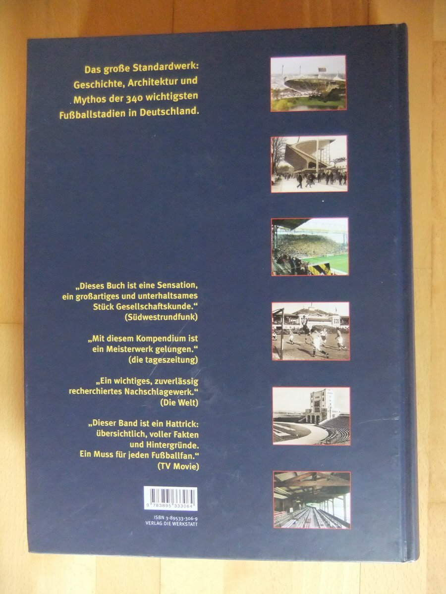 Das grosse Buch der deutschen Fussball-Stadien, Gebundenes Buch