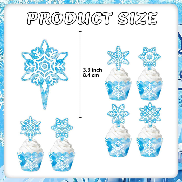 3 Ebenen blaue Schneeflocken Kuchen Regal, Schloss Thema Party, Dessert Regal, Prinzessin Geburtstag
