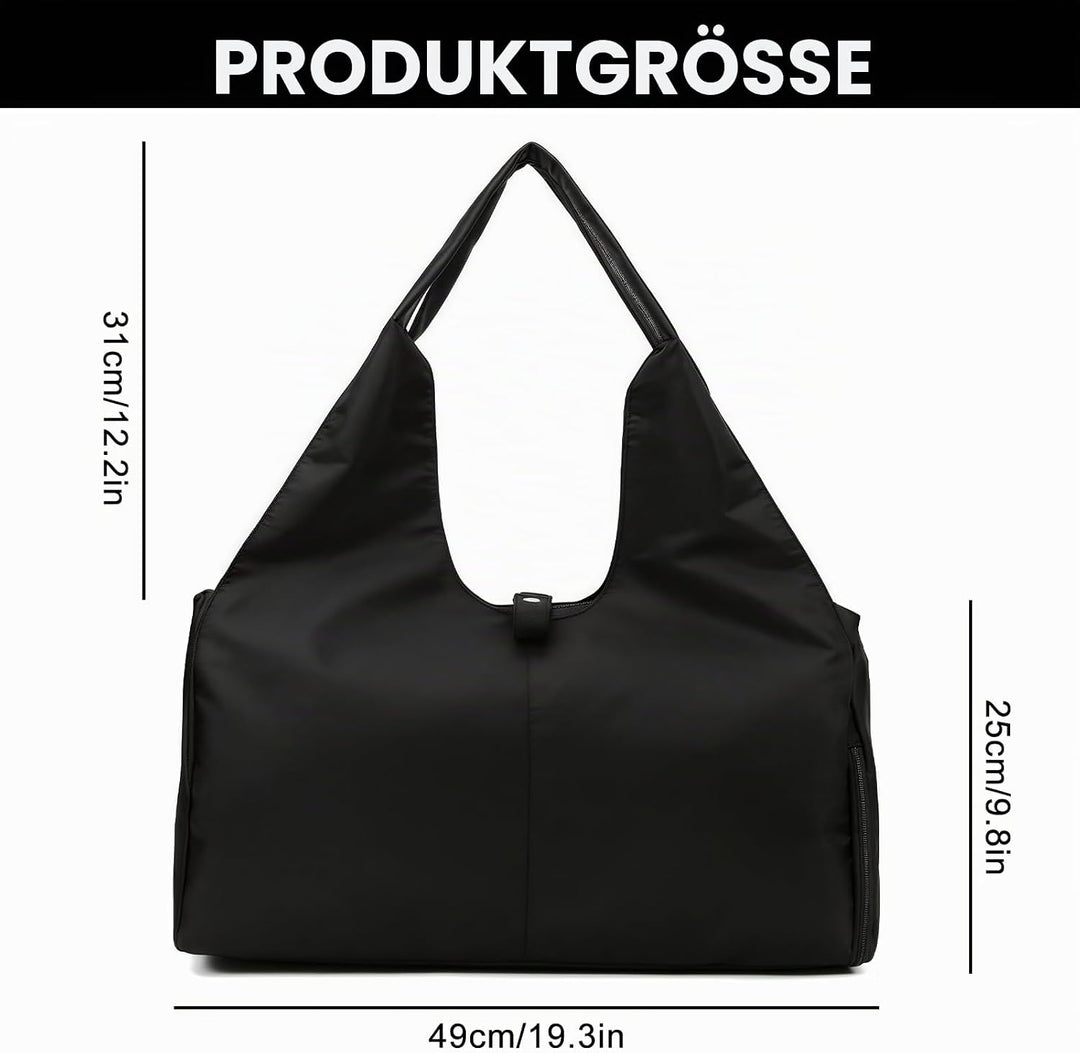 Sporttasche Damen Yogatasche, Yogatasche Sporttasche mit Schuhfach, Wasserdicht Reisetasche Training