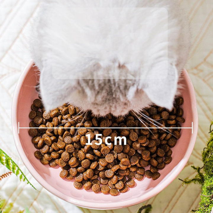 Erhöhte Katzennäpfe, Keramik, Niedliche Blumenform, Erhöhter Katzenfutternapf Für Katzen, Grosses Fa