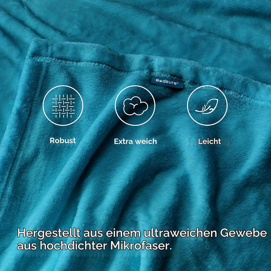 BEDSURE Kuscheldecke Flauschig Decke Fleecedecke - Wohndecke Warm Winter Weich, Sofadecke XXL, Decke