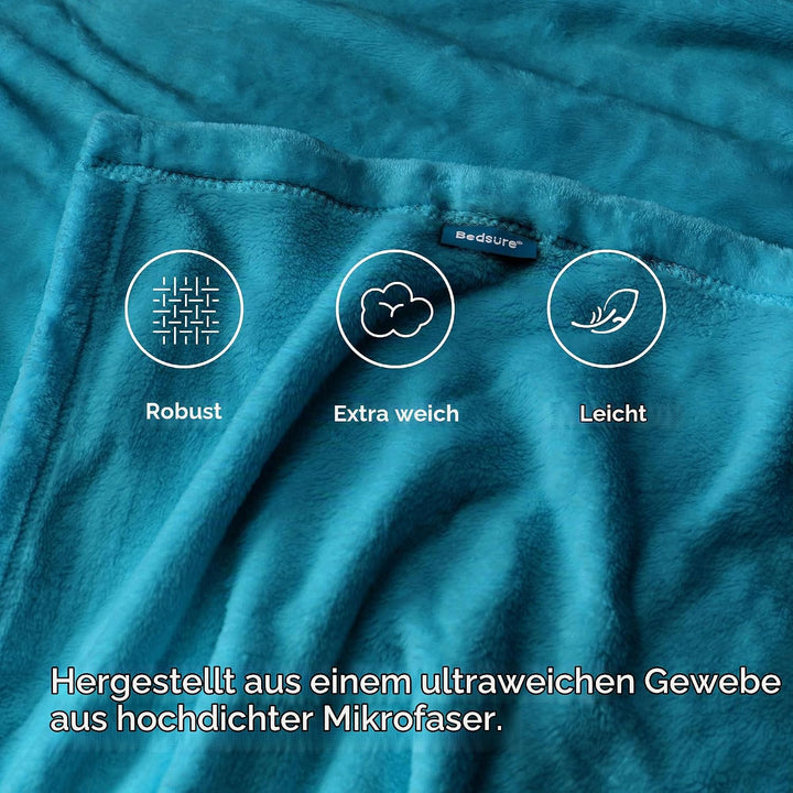 BEDSURE Kuscheldecke Flauschig Decke Fleecedecke - Wohndecke Warm Winter Weich, Sofadecke XXL, Decke