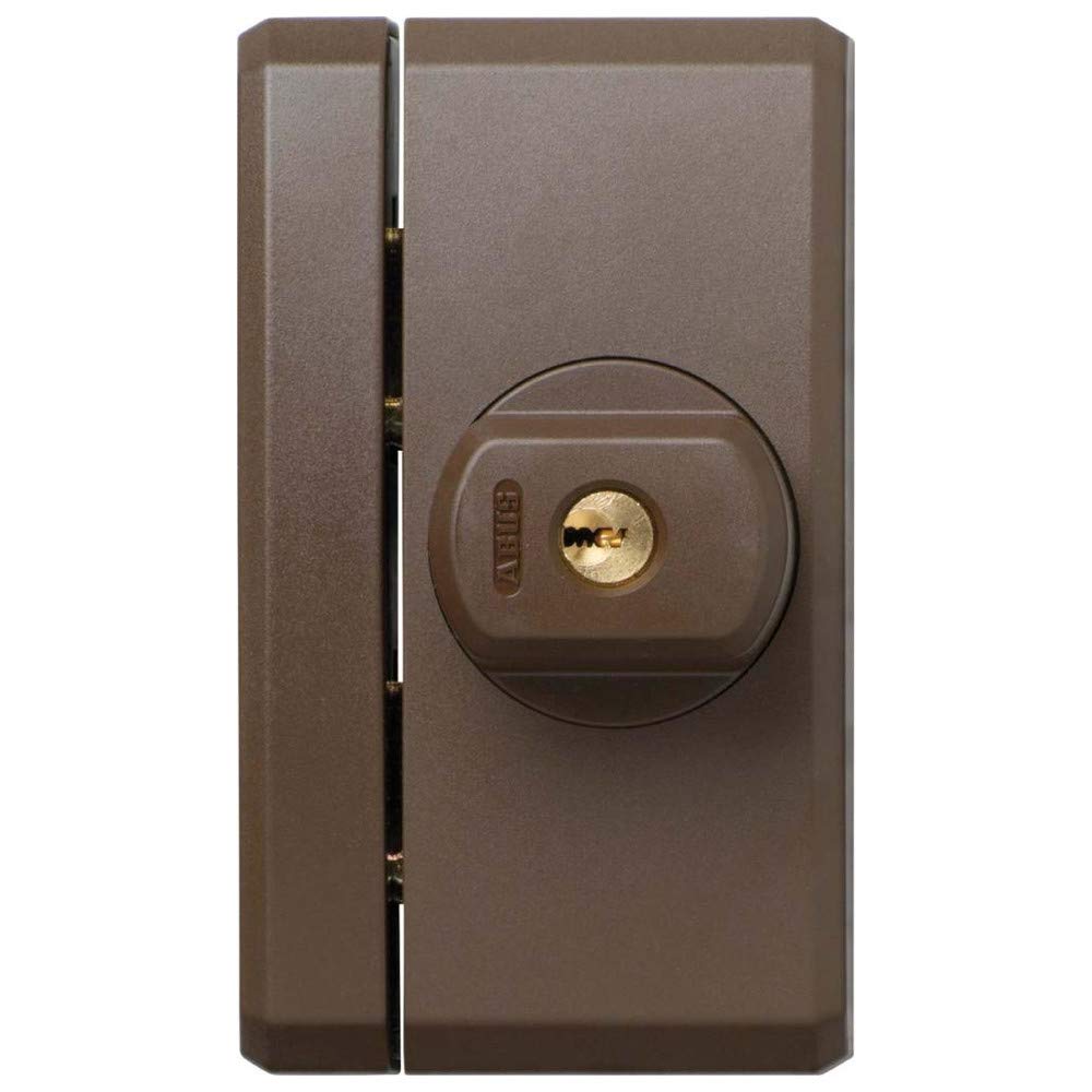 ABUS Fenster-Zusatzsicherung FTS96 AL0125 - Fensterschloss 2 verkrallenden Stahlriegeln, gleichschli