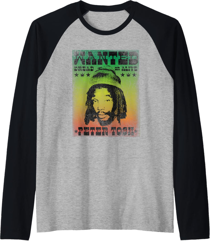 Peter Tosh Dread or Alive Raglan