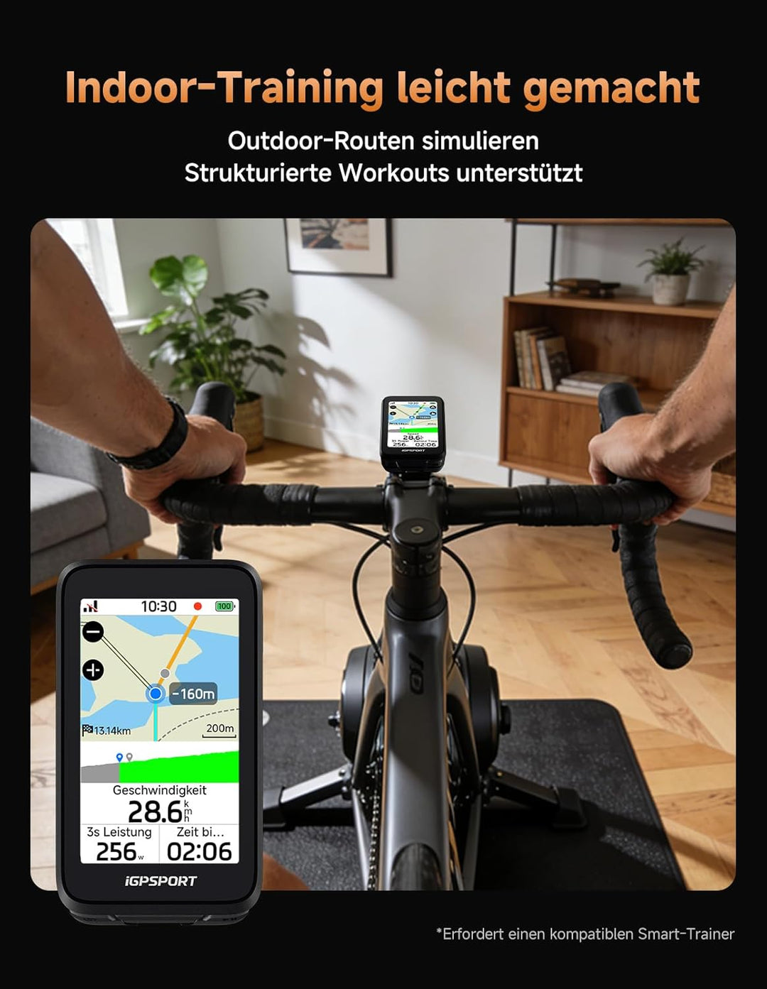 iGPSPORT BiNavi Air Fahrradcomputer Kabellos