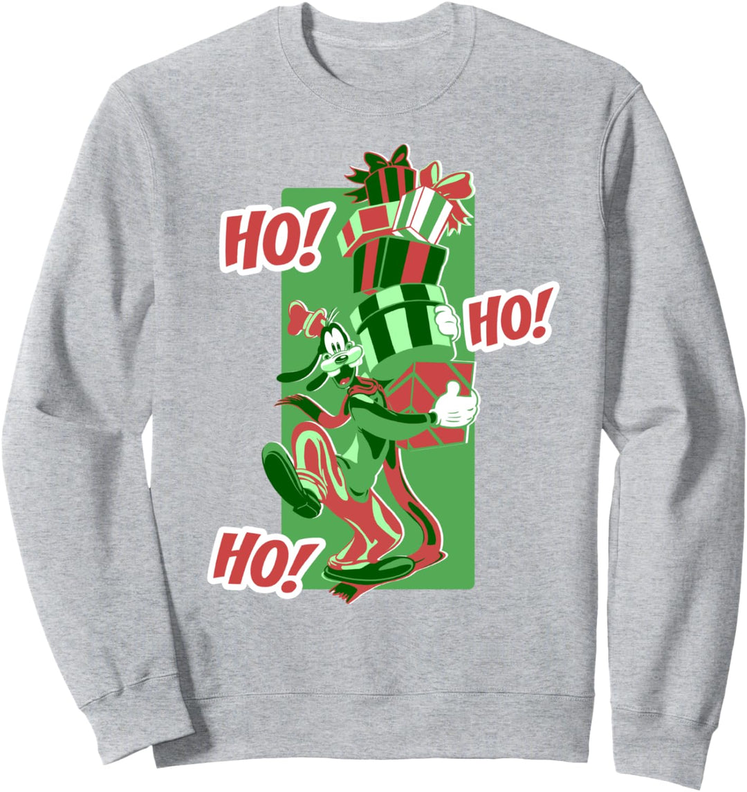 Disney Goofy Ho Ho Ho Weihnachten Portrait Sweatshirt