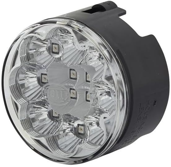HELLA - Blinkleuchte - LED - 12V - Einbau/Schraubanschluss - Lichtscheibenfarbe: glasklar - hinten/l