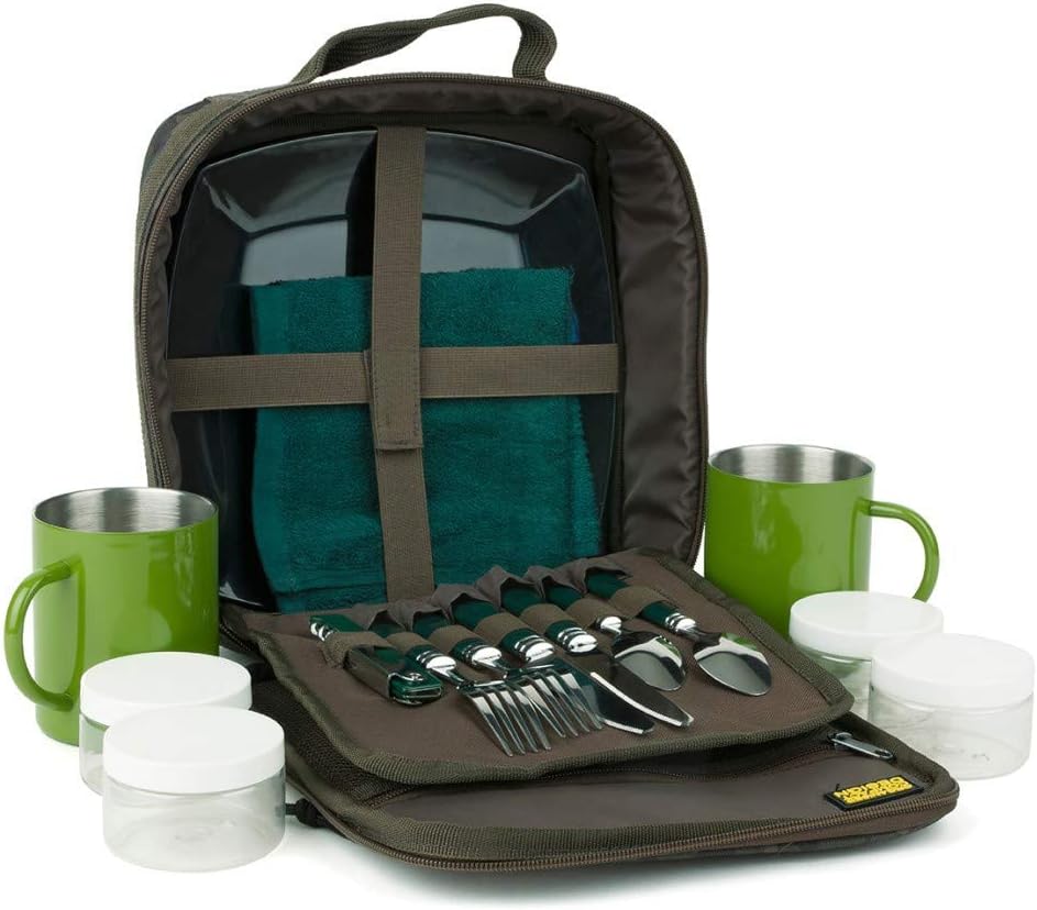 SHIMANO Tribal Sync Gear, Picknickset, Anglerzubehör Tasche, 27x25x10cm, SHTSC07