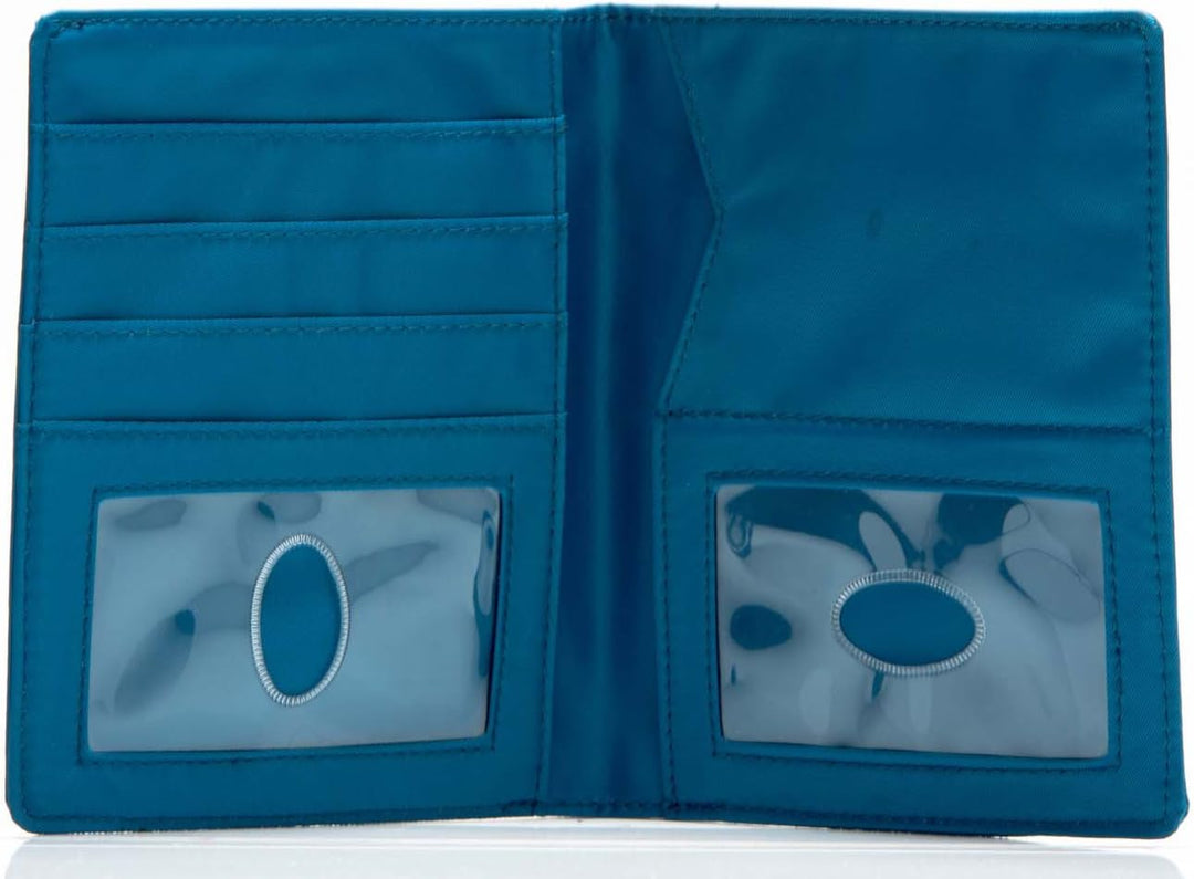 Big Skinny Traveler Slim Wallet Ozeanblau, Ozeanblau