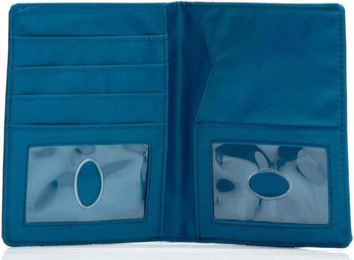 Big Skinny Traveler Slim Wallet Ozeanblau, Ozeanblau