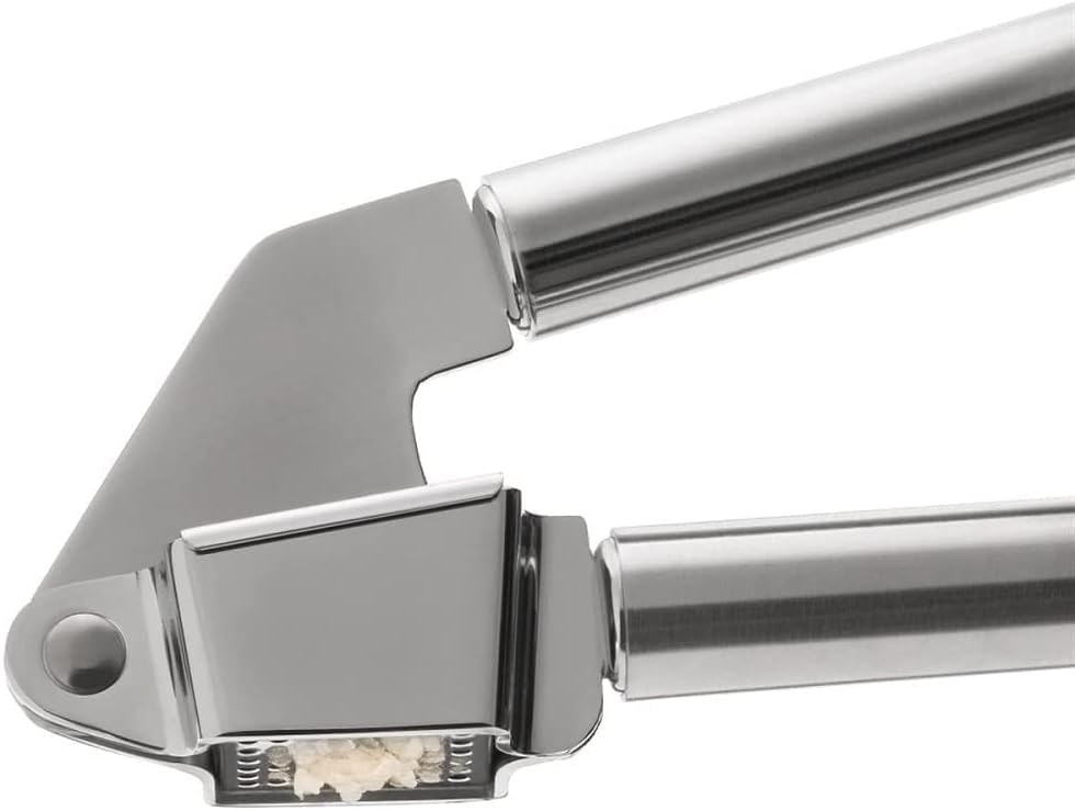 WMF Gourmet Gemüseschneider manuell mit Seilzug, 900ml & Profi Plus Knoblauchpresse 17,5 cm, Cromarg