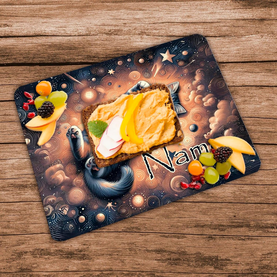 Vesperbrettchen mit Name/Frühstücksbrettchen Brotzeitbrettchen Schneidebrettchen mit Motiv und Perso