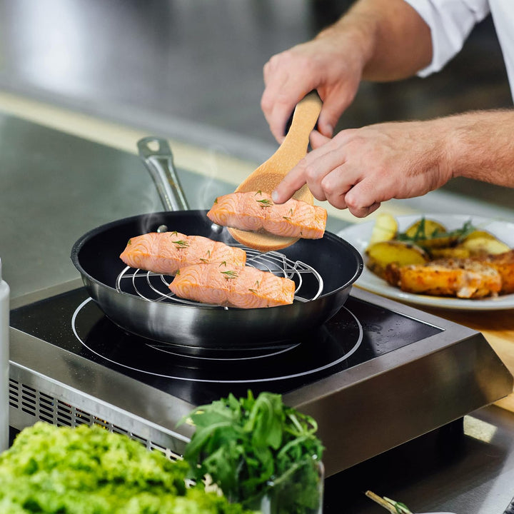 KITCHENATICS 3 Pack Edelstahl Kuchengitter 7,5, 9 & 10,5 Zoll Auskühlgitter Kuchengitter, Topf Draht