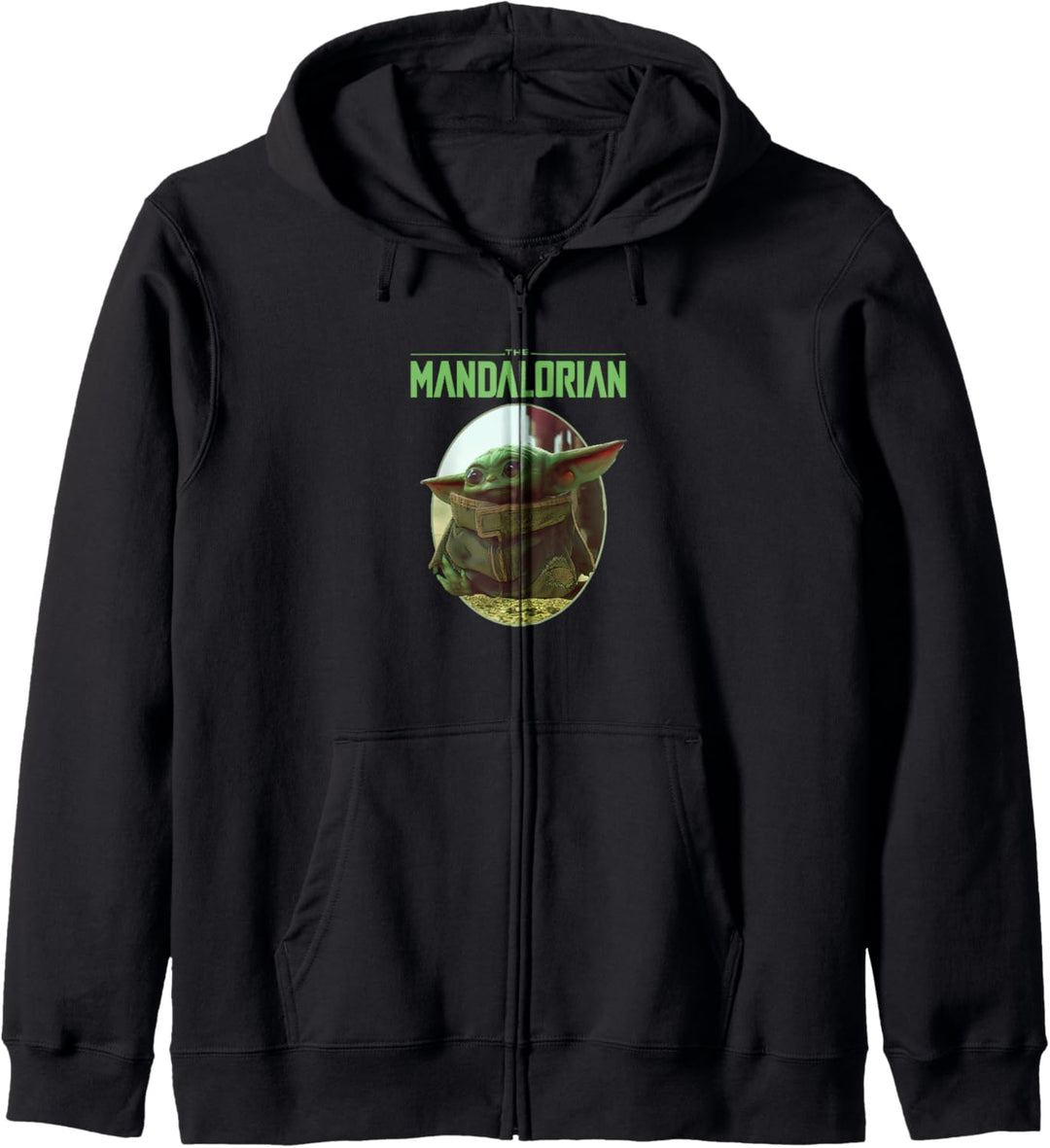Star Wars: The Mandalorian Grogu Oval Portrait With Logo Kapuzenjacke