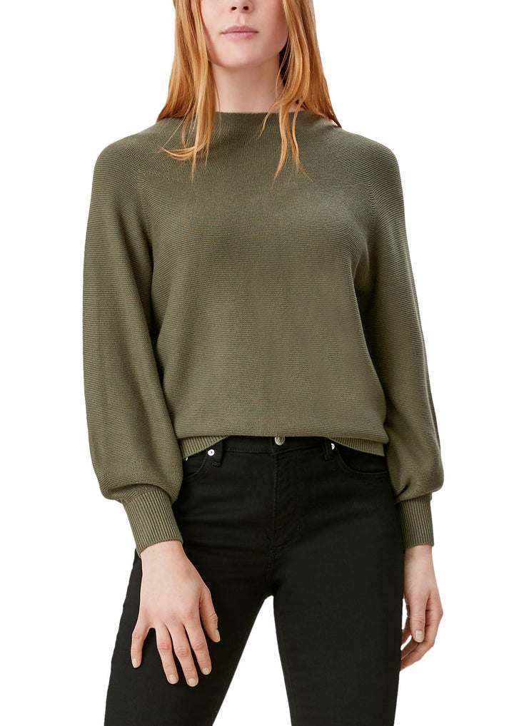 s.Oliver Strickpullover aus Viskosemix 32 Light Khaki, 32 Light Khaki