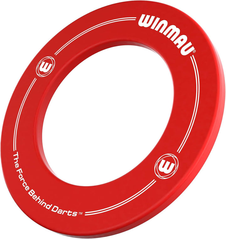 WINMAU Unisex – Erwachsene Printed Dartboard Surround Standard Red, Standard Red