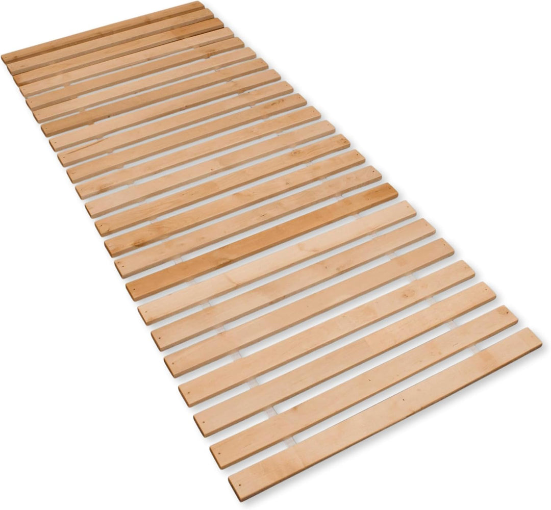 Betten-ABC Premium Rollrost, Stabiles Erlenholz, mit 23 Leisten und Befestigungsschrauben Grösse 90